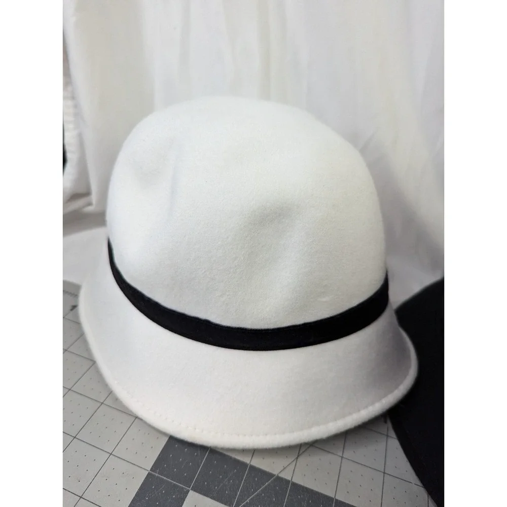 Gymboree Dressed Up Girls Hat Black White Lot Size M‎